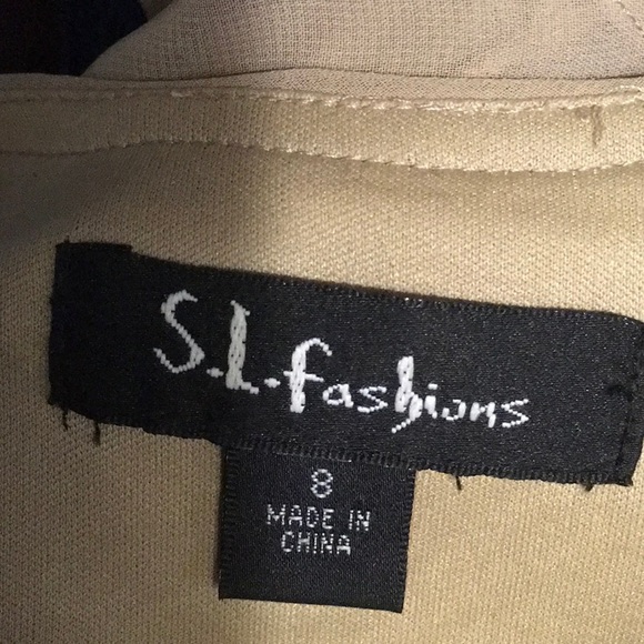 PALE GOLD W/DARKER GOLD SEQUINS FRONT/BACK SAME 💥 - Picture 2 of 4